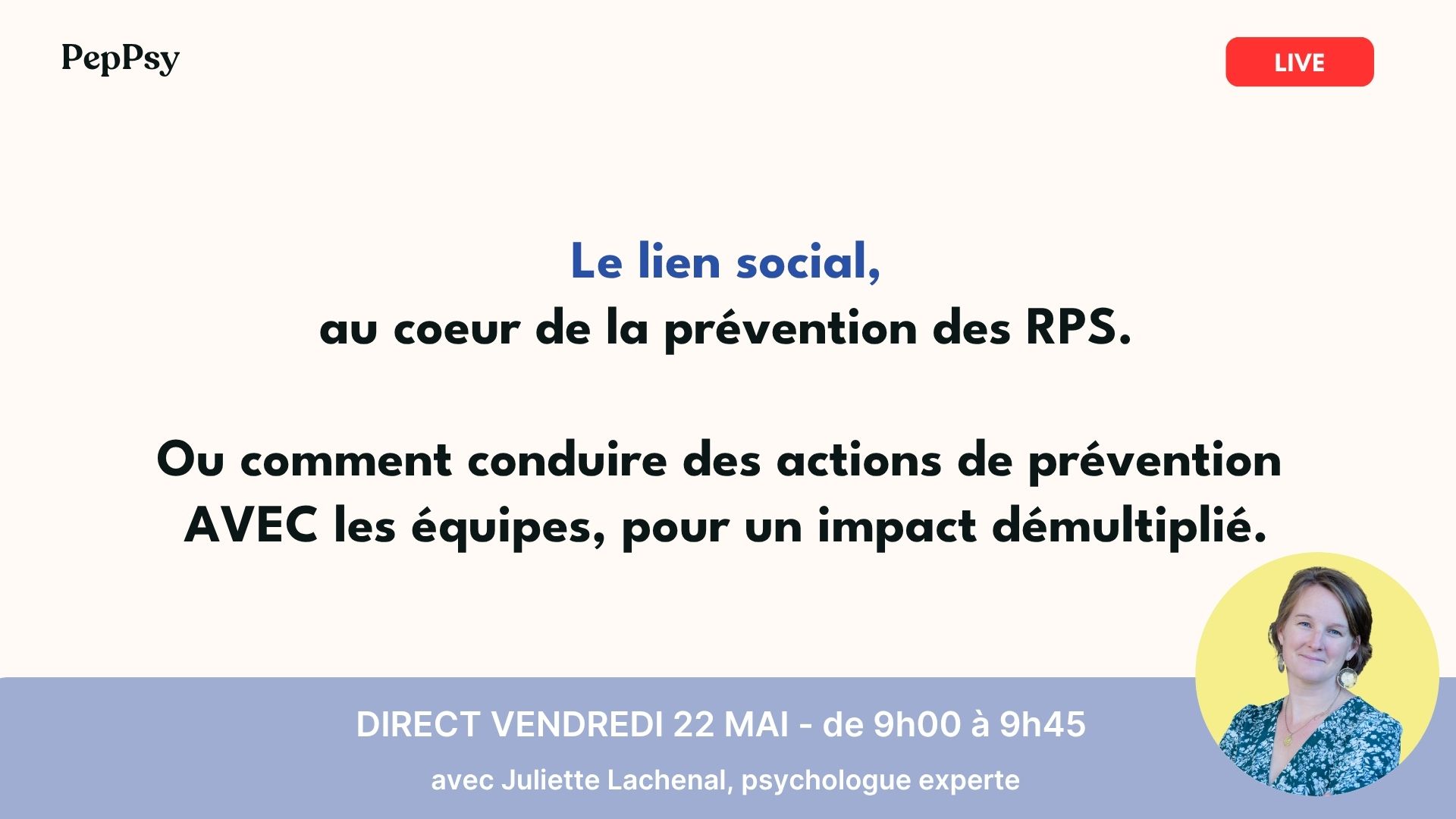 Le lien social au coeur de la prévention des RPS